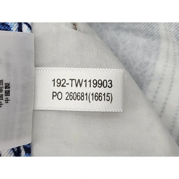 Tommy Bahama Basta Blossoms Crop Pants Denim Island Navy Women Size 28 - Picture 11 of 12